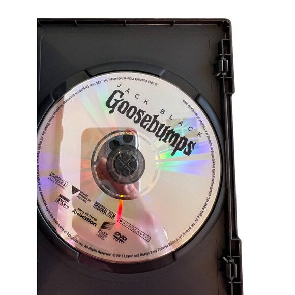 Goosebumps DVD 2015 Family Fantasy Movie Jack Black Dylan Minnette Pre-Owned - Picture 2 of 4